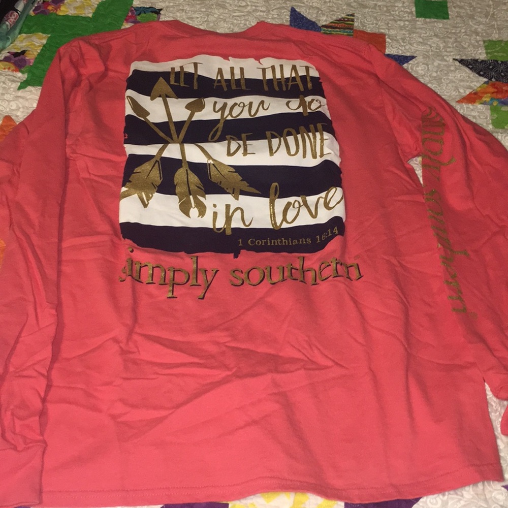 Simply Southern Bible verse tee